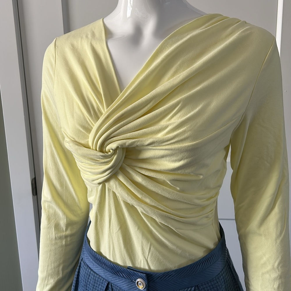 Birgitte Herskind Bamboo Twist Lemon Top - Picture 2 of 12